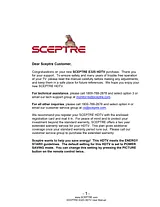 Sceptre Technologies e325bvhdc ユーザーズマニュアル