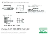 Bkl Electronic Straight double row header, 2.54 pitch Grid pitch: 2.54 mm Nominal current: 3 A 10120519 Ficha De Dados