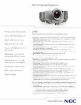 NEC LT180 产品宣传册