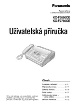 Panasonic KXF2680E Operating Guide
