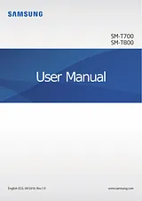 Samsung SM-T700 Manual Do Utilizador