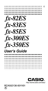 Casio FX300ESPLUSPK Manual De Usuario