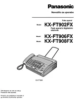 Panasonic KXFT908FXB 작동 가이드