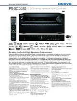 ONKYO PR-SC5530 Produktdatenblatt