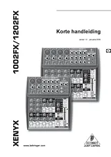 Behringer Xenyx 1202FX Mixer XENYX 1202FX Hoja De Datos