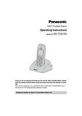 Panasonic KXTCA155CE 작동 가이드
