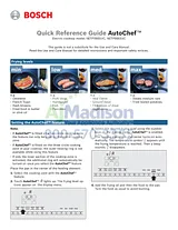 Bosch NETP666SUC Quick Reference Card