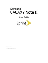 Samsung Galaxy Note II Manuel D’Utilisation