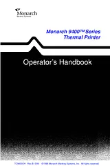 Paxar 9400 User Manual