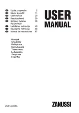 Zanussi ZUA14020SA Manual Do Utilizador
