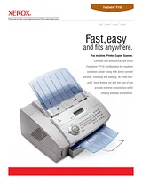 Xerox F110 产品宣传页