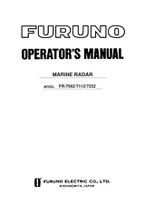 Furuno FR-7062 User Manual