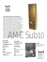 Snell Acoustics AMC Sub 10 产品宣传页